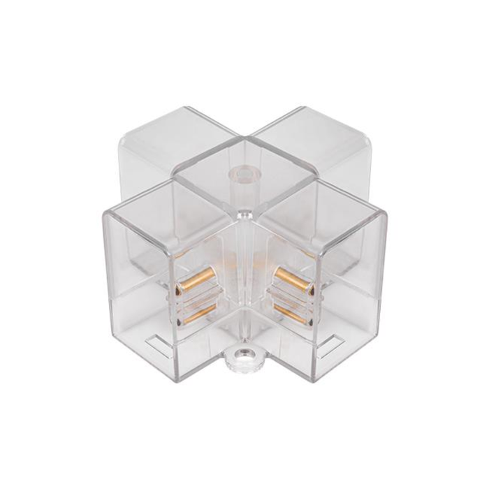 conector tip X montaj prin presare  pentru panouri LED hexagonale