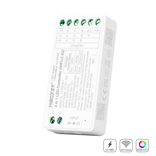 controller wifi, controller banda led, controller 2,4g, controler rgb, controler rgbw, controller rgbcct, controller fut037w, controler miboxer, ledia.ro
