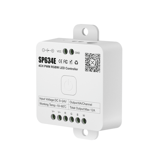 Controler banda LED SPERLL RGBW SP634E 12A 5-24V - ledia.ro
