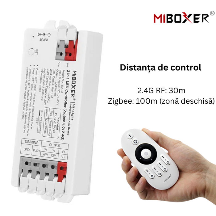 controler led, controler banda led, controler miboxer, controler monocrom, controler cct, controller zigbee, e2ZR, ledia.ro