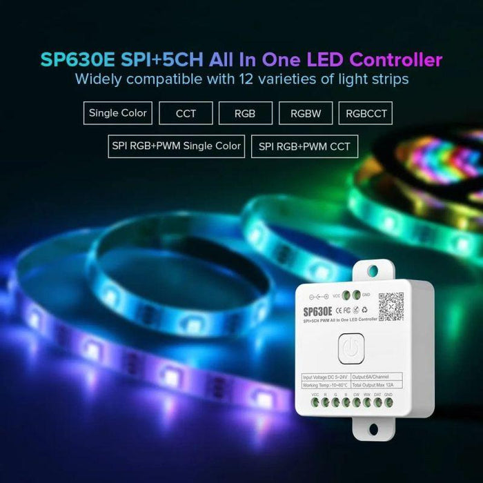 Controler LED All In One SP630E 5CH - ledia.ro