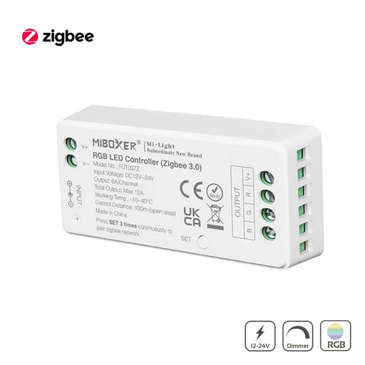 controller RGB, Controller ZigBee, controller MiBoxer, MiLight, FUT037Z, controler banda led, banda led RGB, ledia.ro