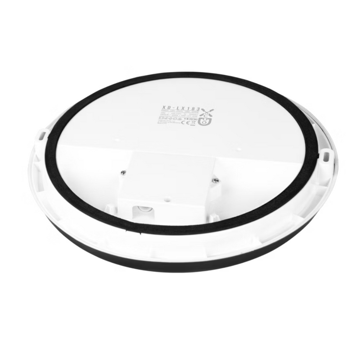 corp iluminat tavan ip65 negru 18w cu senzor pir