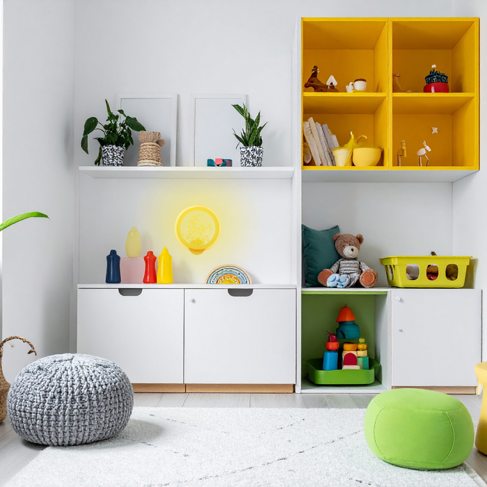 corp iluminat de perete galben pentru grădiniță