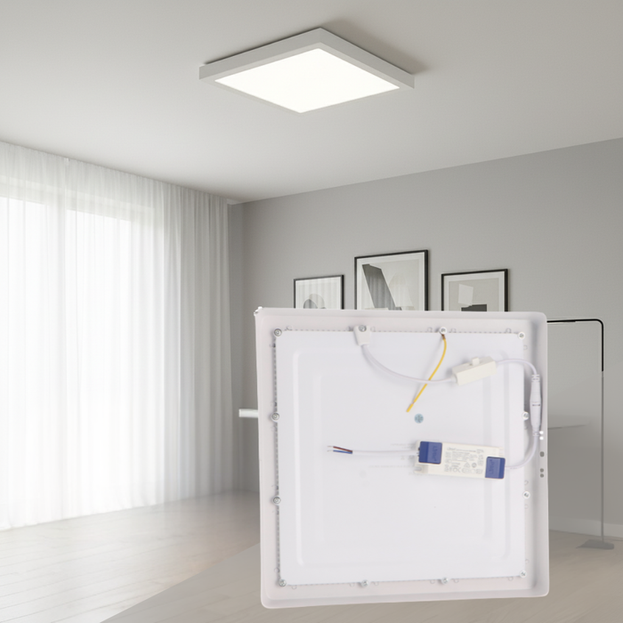 corp iluminat cu led ledvance, 25w cct, patrat seria pro