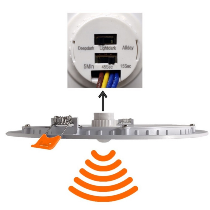 Corp iluminat LED cu senzor mișcare și funcție programabilă
