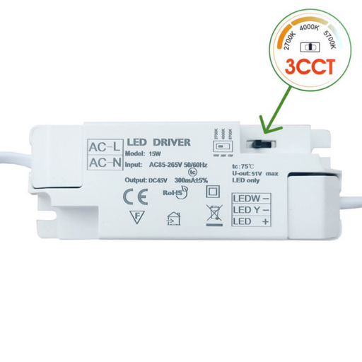 Corp de iluminat LED Slim rotund 15W cu design modern și subțire
