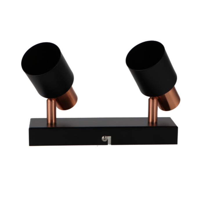 Corp de iluminat tavan cu două spoturi GU10, Seria Gold