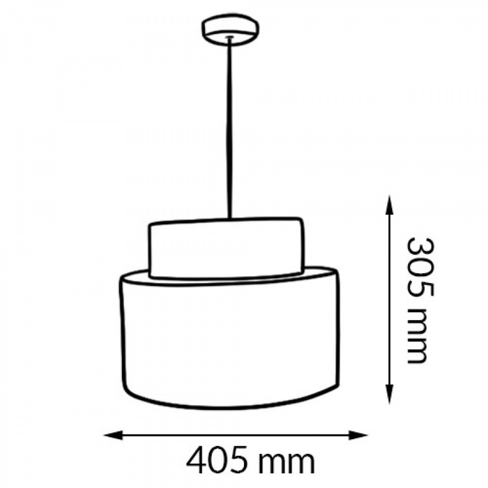 Lampă suspendată Rat pentru amenajări naturale și organice