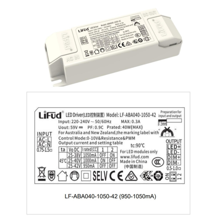 Driver LED Lifud fără pâlpâiri NO FLICKER
