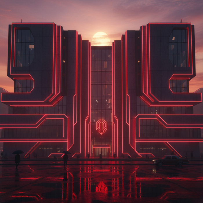 Furtun Neon Flex Roșu IP65 exterior fatada