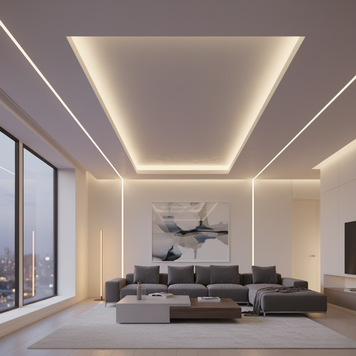 Neon FLEX Alb Neutru 230V lumină clară și echilibrată