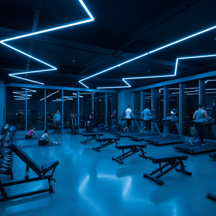 Furtun Neon FLEX Albastru 230V pentru decoruri moderne