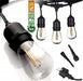 Ghirlandă LED Exterior 5m cu 6 Becuri Filament 1W E27, IP44