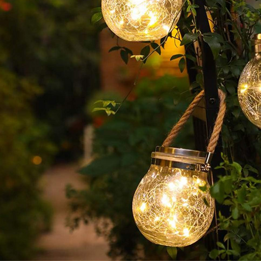 lampa suspendata, incarcare solara pentru exterior, lumina calda, ledia.ro