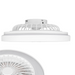 Plafoniera KLEO cu iluminare 3CCT și ventilator integrat