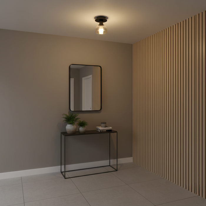 Aplica modernă pentru tavan cu bec LED E14