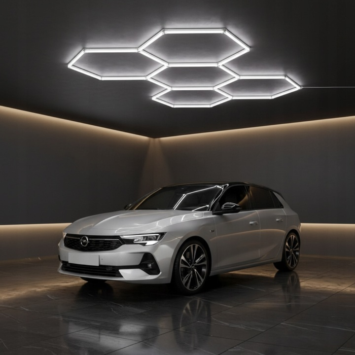 iluminat LED hexagonal cu unghi larg de 150 grade