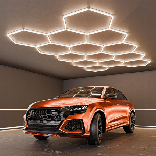 Iluminat profesional HoneyComb pentru ateliere și showroom-uri