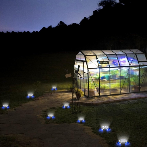 Montaj in sol al spotului LED solar Joaq, ledia.ro
