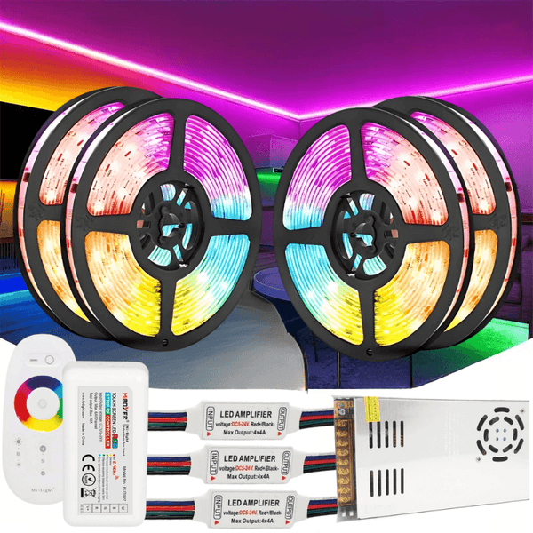 Kit banda LED 5050 RGBW, controller touch, 20 metri - Ledia.roMahazin