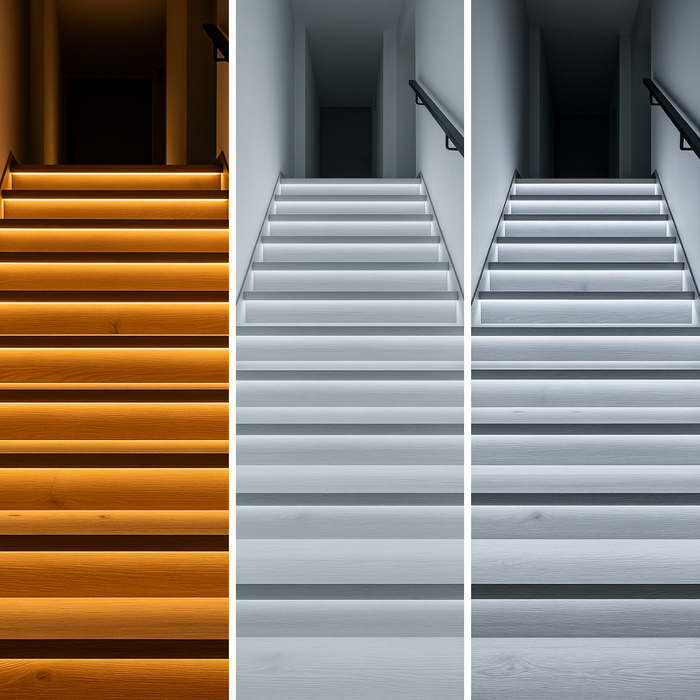 kit iluminat intelighent 16 scari, senzor si accesorii incluse