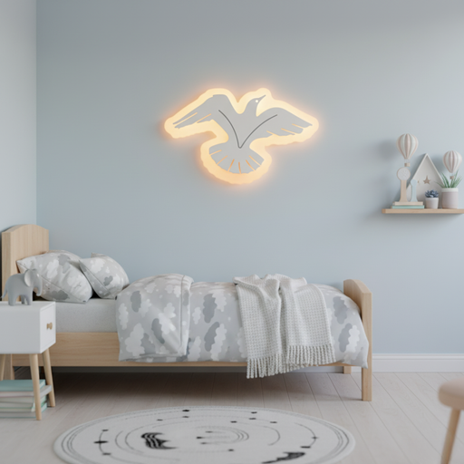 lampă LED decorativă cu formă porumbel