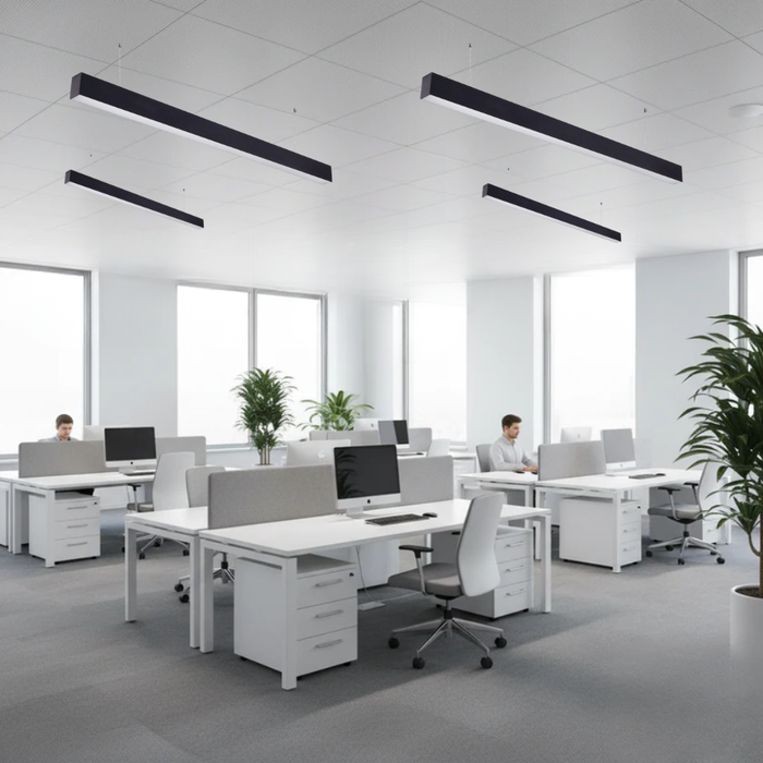 Corp iluminat LED liniar pentru birouri și spații comerciale