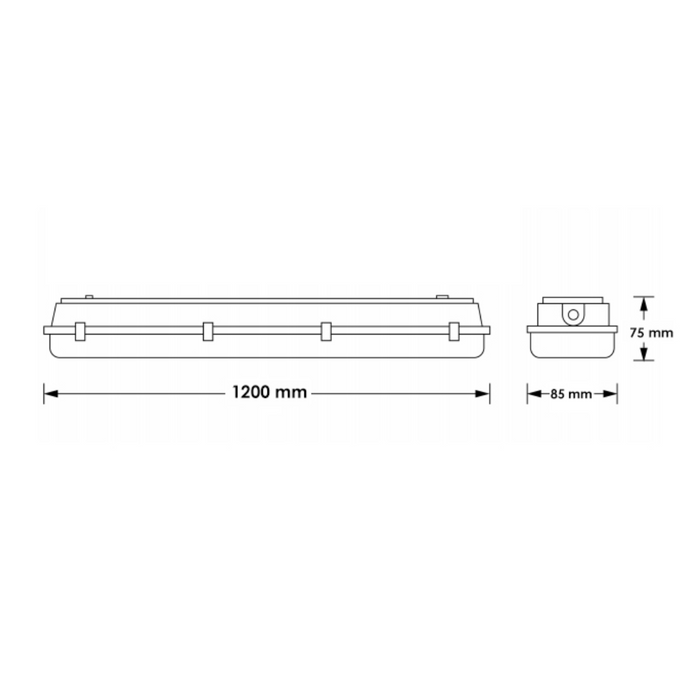 lampa liniara, lampa led industriala, lampi industriale interconectabile, lampa led industriala 40w, lampa liniara cct, lampa impermeabila liniara, ledia.ro