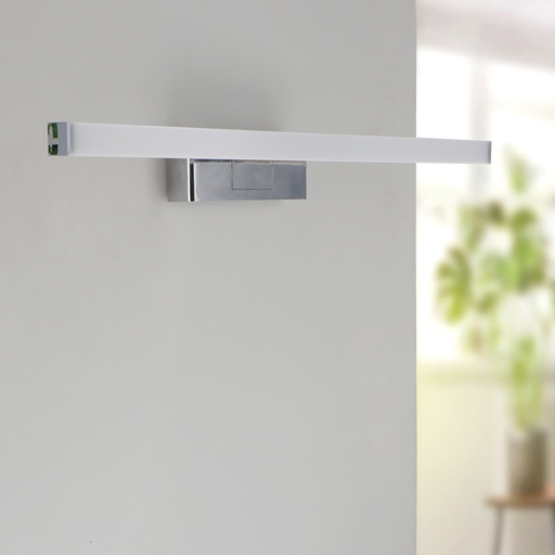 Aplica LED crom 6W montată pe perete
