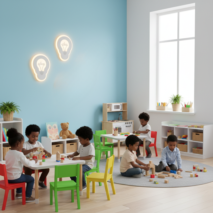 lampă LED de perete albă design original