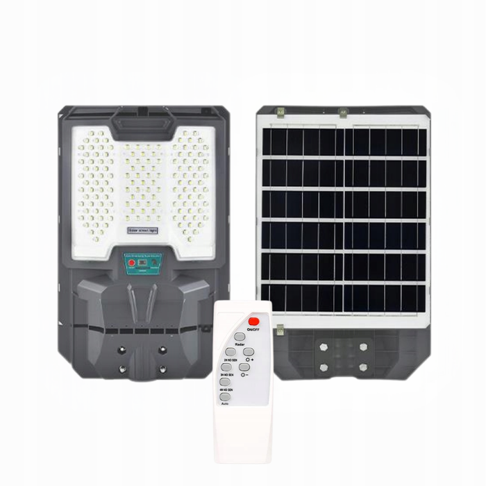 Lampă stradală LED solară Lix 400W cu montaj ușor și telecomandă IR