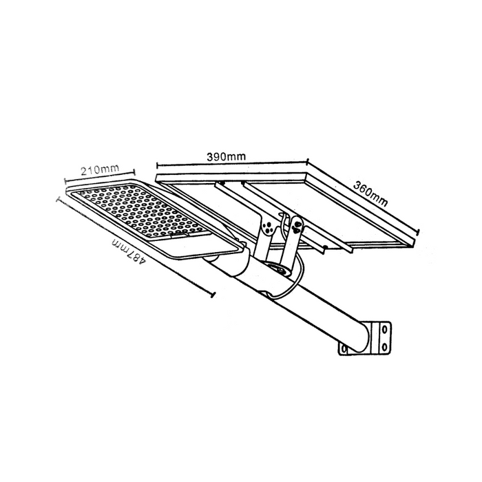 lampa led solara, lampa cu panou solar, lampi solare curte, lampi led cu senzor, lampi led cu telecomanda, lampi solare cu senzor, lampa led cu pnaou solar si suport montare, ledia.ro