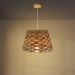 Lampă suspendată Cíes ratan natural design geometric