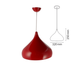 Lampă suspendată E27 Coppen, culoare roșie dimensiuni