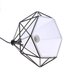 Lampă metalică neagră design 3D Dimen 
