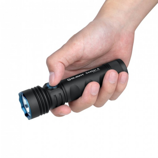 Olight Seeker 4 – Lanternă LED 3100 lm, 400 m, USB-C, ledia.ro
