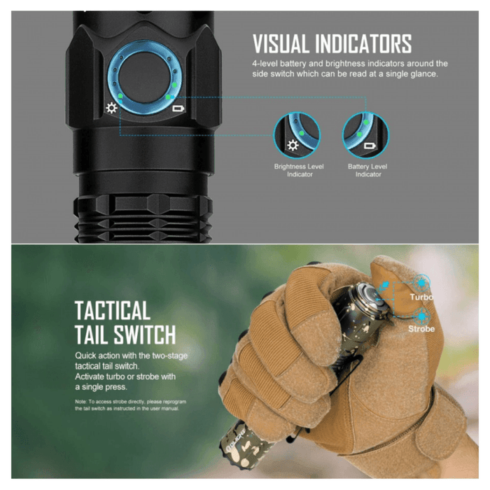 Lanterna compacta si puternica Olight Warrior 3
