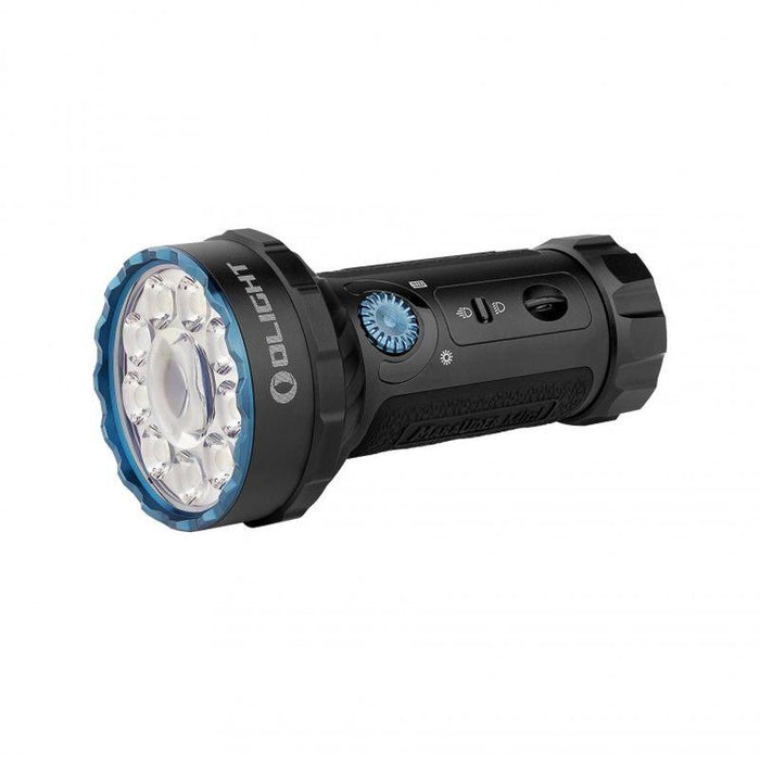 lanterna led reincarcabila, lanterna tactica, lanterna puternica, lanterna Olight, lanterna profesionala Marauder Mini, lanterna led cu acumulator, lanterna premium, ledia.ro