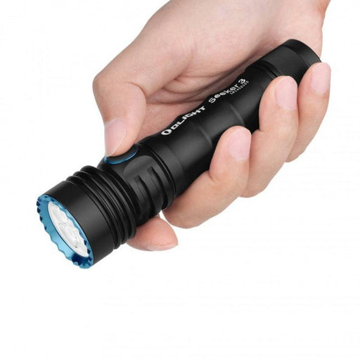 Lanterna reincarcabila Olight Seeker 3, lanterna led reincarcabila, lanterna tactica, lanterna puternica, lanterna Olight, lanterna profesionala, lanterna led cu acumulator, lanterna premium, ledia.ro
