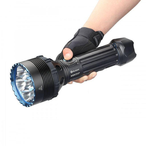 lanterna Olight X9R, lanterna led puternica, lanterna tactica, lanterna puternica, lanterna profesionala, lanterna led cu acumulator, lanterne cu led, lanterna mare, lanterna led profesionala, ledia.ro