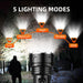 Lanterna LED Superfire R3 P90, 36W 2700lm, iluminare 200m - ledia.ro