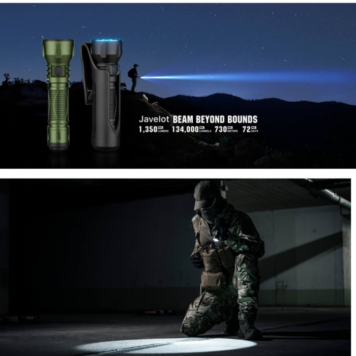 Olight Javelot Matte Black lanternă reîncărcabilă
