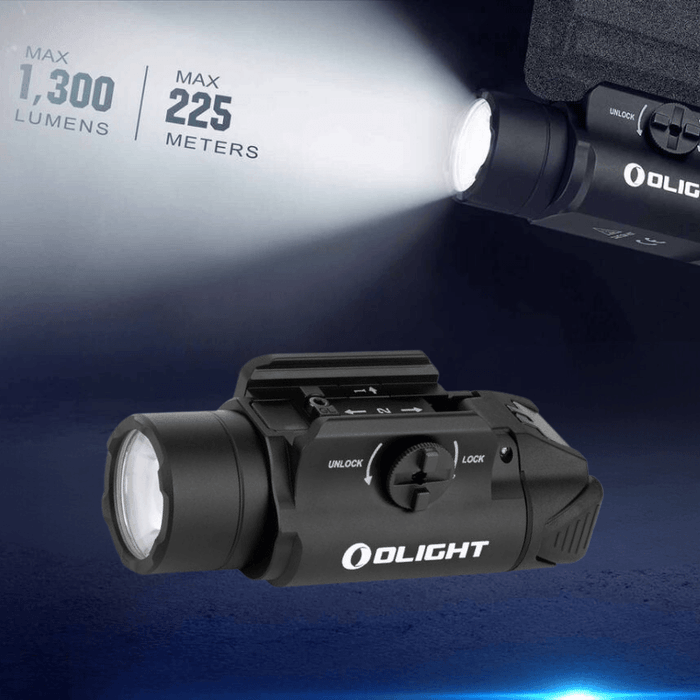 Lanterna pistol Olight PL3, 1300 lumeni, distanta iluminare 225m - ledia.ro