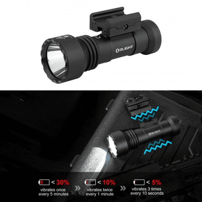 Lanternă LED Olight Javelot Mini cu butoane tactile duble
