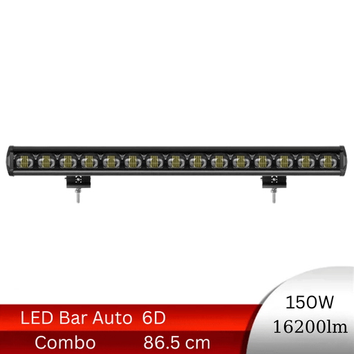 LED Bar Auto 150W 6D, 16.200lm, 86.5 cm, Combo Beam - ledia.ro