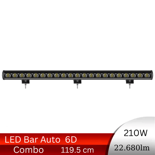 LED Bar Auto 210W 6D, 22.680lm, 119.5 cm, Combo Beam - ledia.ro