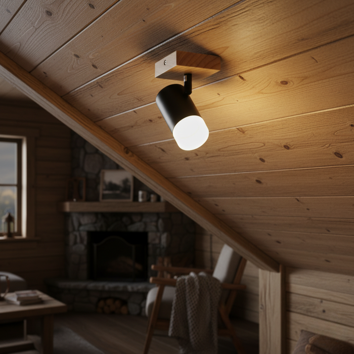 iluminat orientabil pentru tablouri spot negru
