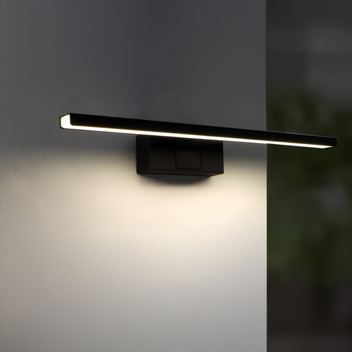 Lumină LED naturală 4000K în baie modernă
