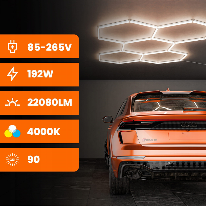 Design hexagonal modern panou LED 298x209 cm